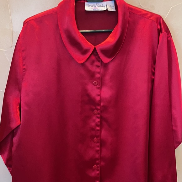 Vintage Diane Von Furstenberg Shirt Dress Large - Picture 4 of 7